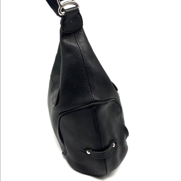 Cole Haan Black Leather Hobo/Shoulder Bag - Picture 4 of 8